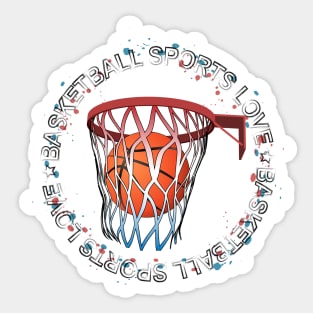 Basketball Sticker